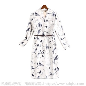春季2021年新款大码女装复古肥mm中长款连衣裙胖妹妹洋气10873