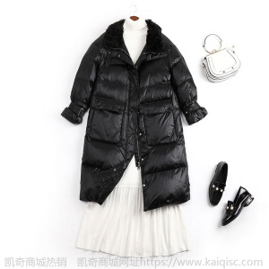 2020秋季大码女装中长款羽绒服洋气胖妹妹mm宽松8972