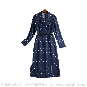 2021春装新款胖妹妹mm波点裙子洋气大码女装收腰显瘦连衣裙10303