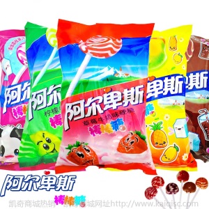 阿尔卑斯棒棒糖20支/包 24包/箱水果口味零食批发可爱儿童糖果