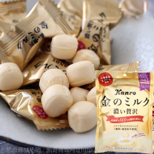 日本糖果 Kanro甘露抹茶糖北海道特浓牛奶糖硬糖70g网红喜糖
