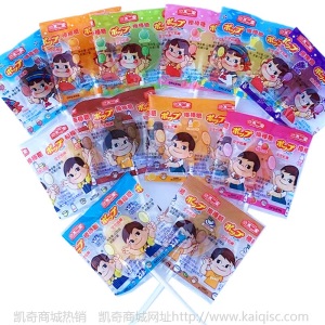 不二家棒棒糖混合口味牛奶味安全纸棒水果味奶糖散装500G糖果批发