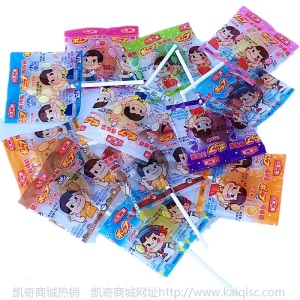 不二家棒棒糖混合口味牛奶味安全纸棒水果味奶糖散装500G糖果批发