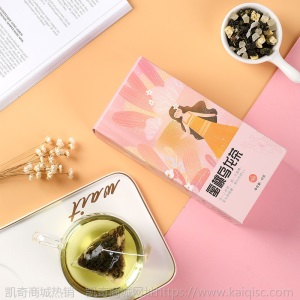 【买2送1】蜜桃乌龙茶三角包茶45g蜜桃干苹果干配以乌龙茶袋泡茶