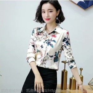 【高端品质】衬衫女长袖气质2020春季上衣新款衬衣女中老年妈妈装