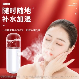 邦洋补水仪纳米喷雾仪脸部补水加湿喷器随身便携充电小型加湿神器