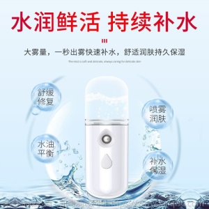 邦洋补水仪纳米喷雾仪脸部补水加湿喷器随身便携充电小型加湿神器