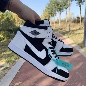 乔一aj1男鞋高帮篮球鞋aj1女高帮板鞋全明星黑白熊猫蒂芙尼绿烟灰