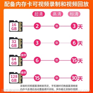 小米摄像头云台版2K智能摄像机360度全景高清1080P手机家用监控