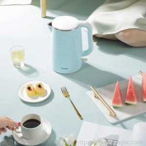 苏泊尔电热水壶1.7L大容量烧水壶304不锈钢自动断电开水壶17E05C