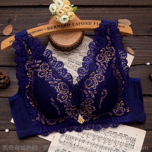 套装/单件内衣女无钢圈女士性感上托聚拢调整型薄款美背胸罩文胸
