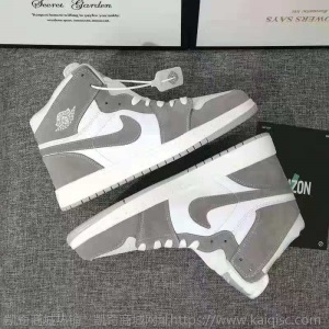 乔一aj1男鞋高帮篮球鞋aj1女高帮板鞋全明星黑白熊猫蒂芙尼绿烟灰