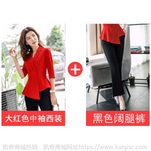 职业装女装套装2020春夏韩版时尚正装套裙气质修身西装外套工作服