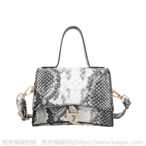 春季包包女单肩包个性蛇纹手提沙漏包2021新款ins洋气斜挎包批发