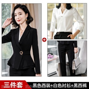正装套装女2021新款春秋时尚西服干练工作服气质女神范西装职业装