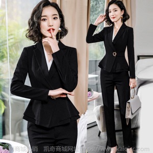 正装套装女2021新款春秋时尚西服干练工作服气质女神范西装职业装