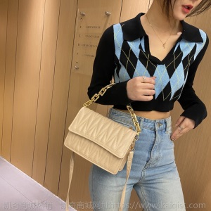 流行质感ins女士小包包2021新款潮时尚单肩斜挎包网红手提小方包
