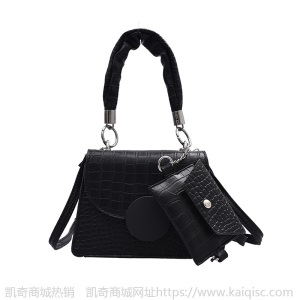 上新质感小包包女包2021新款春夏鳄鱼纹手提单肩斜挎包网红子母包