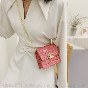 上新小包包2021夏季新款韩版女包单肩斜挎包时尚质感链条小方包