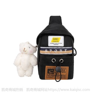包包女2021新款尼龙简约胸包时尚学生迷你手机包单肩斜挎蹦迪小包