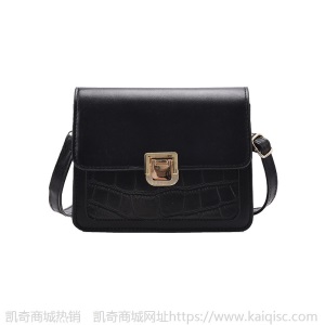 包包女2021新款鳄鱼纹时尚小方包韩版春季清新甜美单肩斜挎包女包