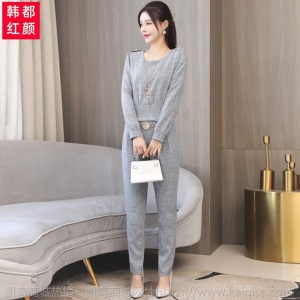 小个子两件套女装套装女2021新款潮时尚气质洋气早春季韩版职业装