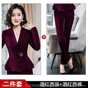 正装套装女2021新款春秋时尚西服干练工作服气质女神范西装职业装