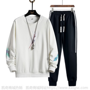 运动套装男秋季休闲男士2020新款潮流卫衣男款青少年男生帅气秋装