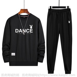 新款休闲运动套装2021男士春秋季韩版潮百搭配帅气卫衣男装两件套