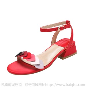 凉鞋女夏2021年新款仙女风一字带中跟粗跟时尚罗马鞋绑带小码女鞋
