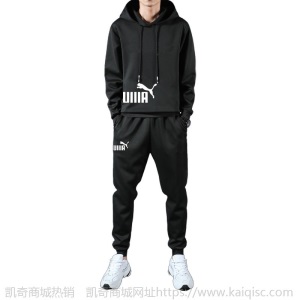 2020新款卫衣大码运动服秋季连帽宽松潮牌男士休闲套装男装两件套