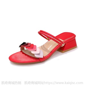 两穿凉鞋女夏2021年新款仙女风一字带凉拖鞋粗跟中跟罗马小码女鞋