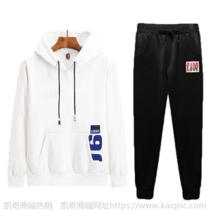 2019秋季男式长袖套装新款休闲运动卫衣男装青年学生连帽外套男