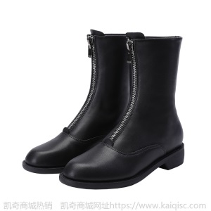 guidi鬼帝靴子女短靴2021新款春秋单靴白色前拉链马丁靴红色女靴