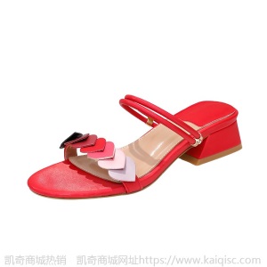 绑带两穿凉鞋2021年新款女夏天中跟粗跟仙女风一字带ins潮小码鞋