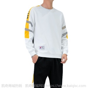 一套男士休闲卫衣套装2020秋季新款韩版潮流潮牌运动宽松外套衣服