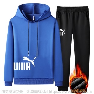 2020新款卫衣大码运动服秋季连帽宽松潮牌男士休闲套装男装两件套