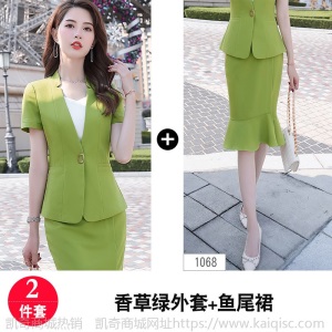 职业西装套装女名媛时尚上班职业装气质女神范夏季正装面试工作服