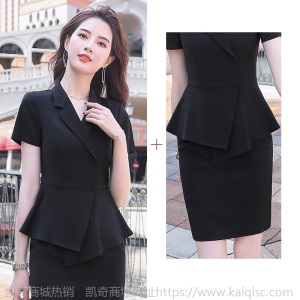 夏季高端职业装气质女神范时尚套装女美容师美容院工作服上班正装