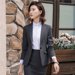 商务男女同款西服职业套装企业单位正装办公室白领气质工作服现货