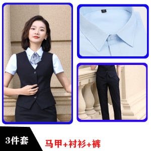 职业装男女同款长袖西装正装商务销售制服气质售楼教师经理工作服