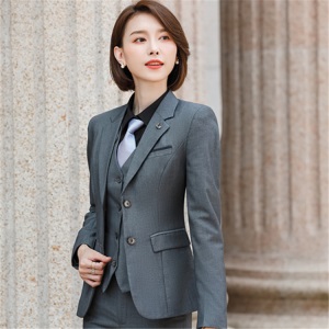 高端职业装正装女总裁套装气质商务男女同款西服套装西装外套女OL