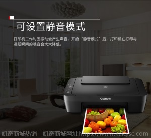 佳能MG2580S打印机复印一体机彩色喷墨家用电脑照片扫描小型A4