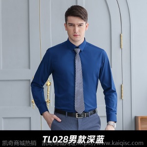 现货秋季长袖男女同款棉衬衫职业装正装工作服销售4S店定制绣LOGO