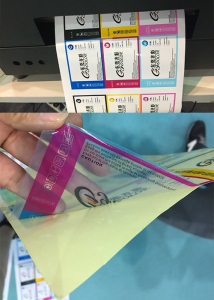 fcolor标签打印机 彩色不干胶标签打印机切割机 PET不干胶标签纸