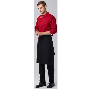 厨师工作服男短袖夏季风薄款美食大厨师长服厨房餐饮蛋糕店工衣现