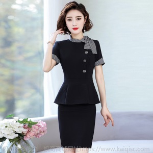 职业装套装春夏上班时尚气质女神范夏天金店酒店经理前台工作服女