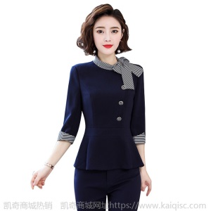 职业装套装春夏上班时尚气质女神范夏天金店酒店经理前台工作服女