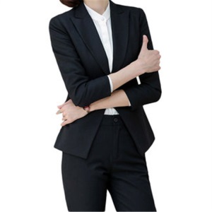 职业套装女时尚2019春夏新款西装面试装女士正装小西服工作服气质
