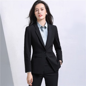 西装套装女两件套商务正装西服外套男女同款房地产工作服销售工装